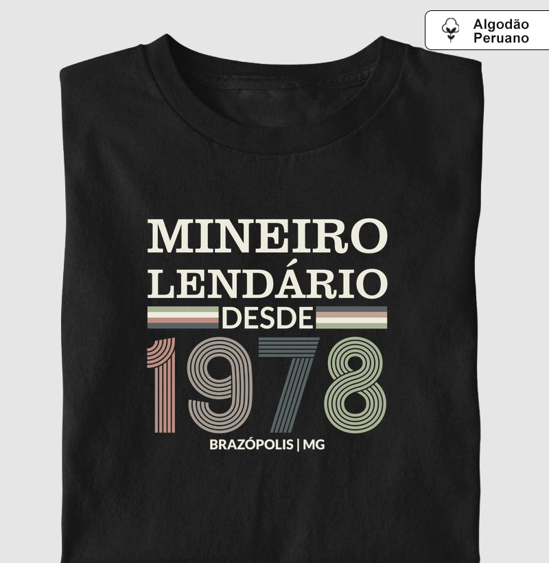 Mineiro Lendário desde 1978 Brazópolis | Para personalizar 👉ANTES DA COMPRA👈 chame no WhatsApp