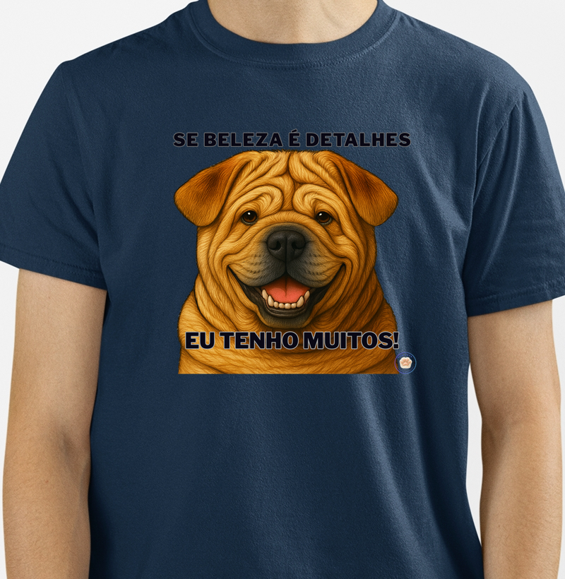 Camiseta Sharpei Detalhista – Coleção Emoções