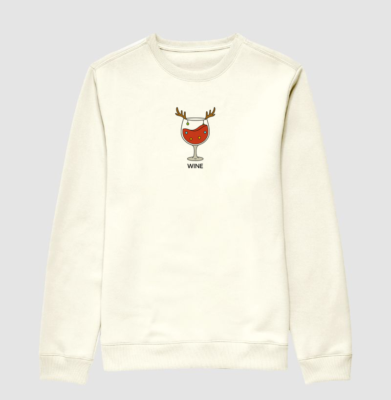 Suéter Moletom - Wine