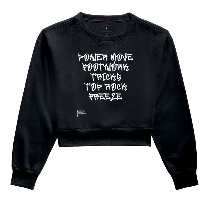 REPZ BREAKING MOLETOM CROPPED