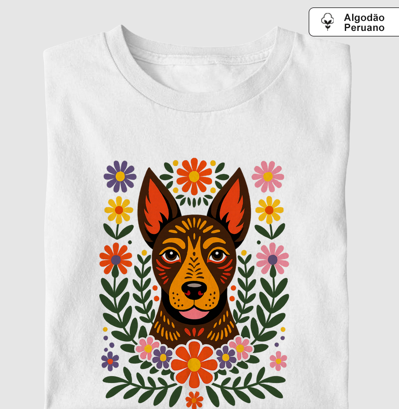 Camiseta Algodão Peruano SRD Folk Jardim
