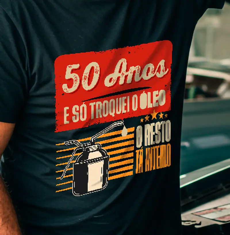 50 anos e só troquei o óleo. O resto tá inteiro.