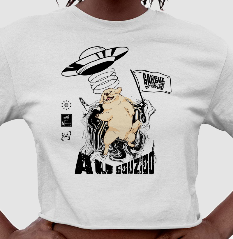 Cropped Dog Pulse Gangue dos Vira-Latas AU Bduzido