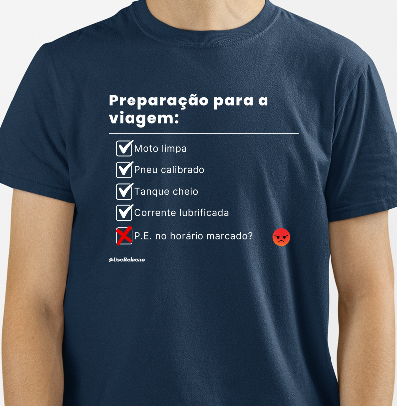 Checklist de preparação para a viagem