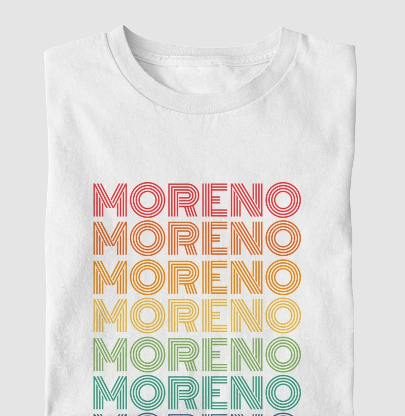 Moreno Letreiro Retrô