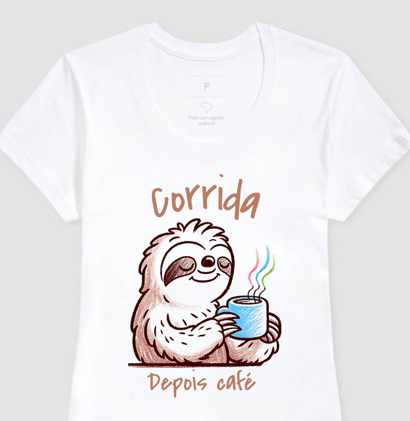 Camiseta Corrida Depois Café – Mapkit