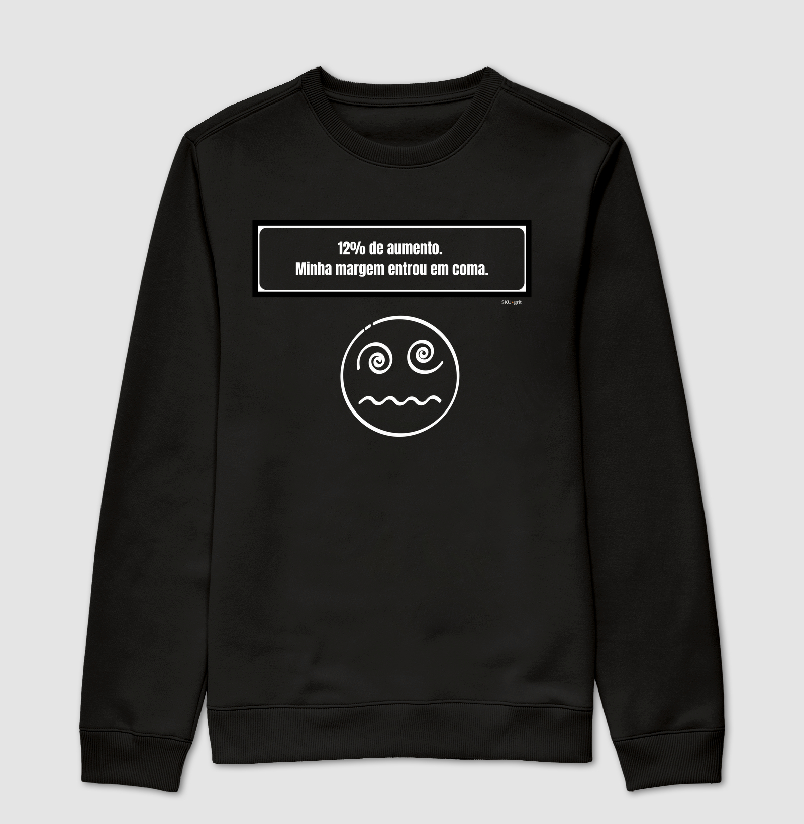 12% de aumento. Minha margem entrou em coma.