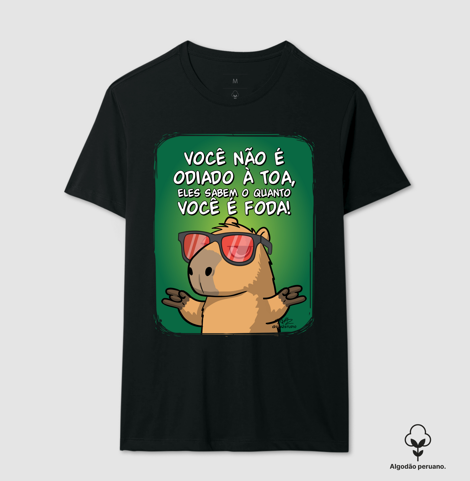 Camiseta Capivara Você é Foda