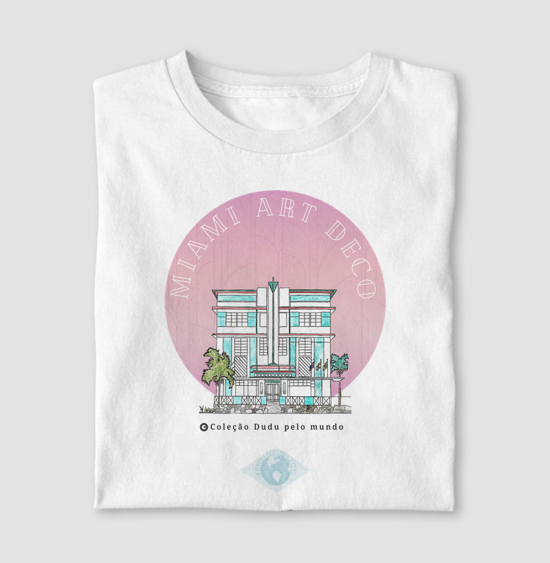 Miami Art Deco Rosa by Dudu Memoriza