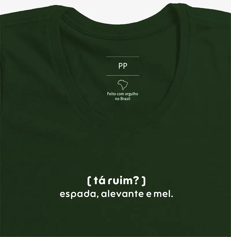CAMISETA ESPADA, ALEVANTE E MEL