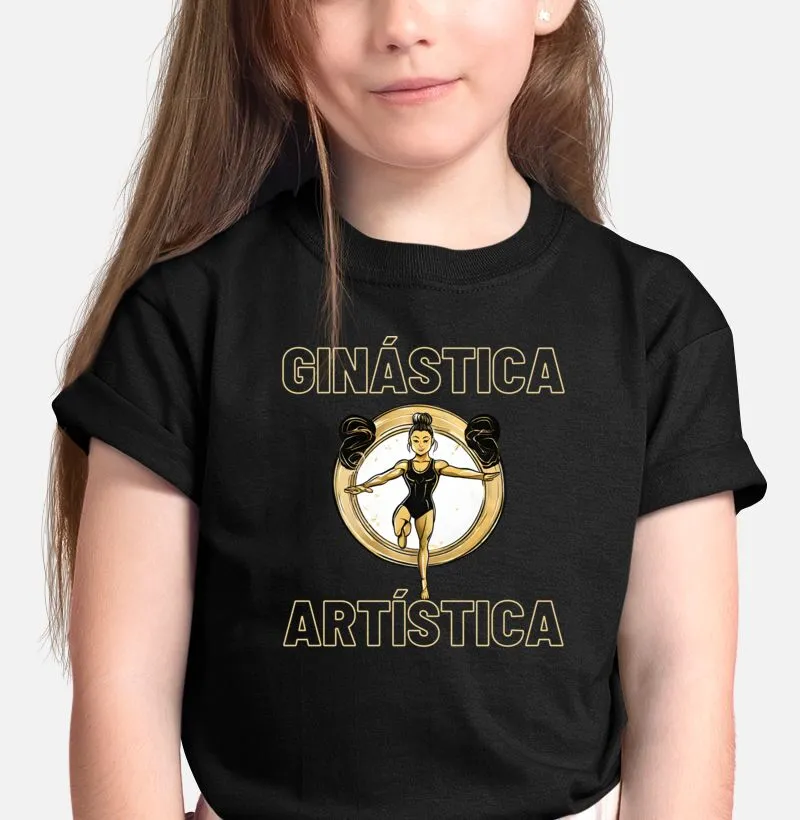 Camiseta Ginástica Artística - Elegancia em Cores