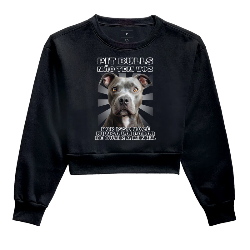 PIT BULLS NÃO TEM VOZ POR ISSO VOCÊ NUNCA VAI PARAR OUVIR A MINHA