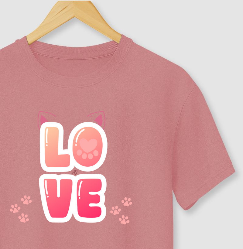 Camiseta Love Cat