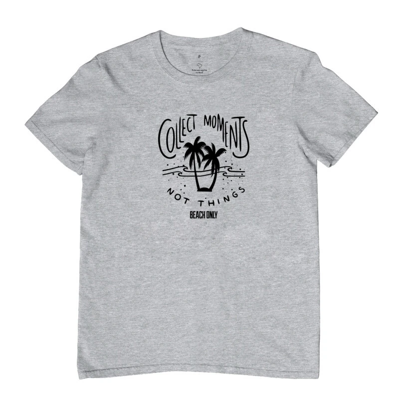Camiseta Moments - Cinza