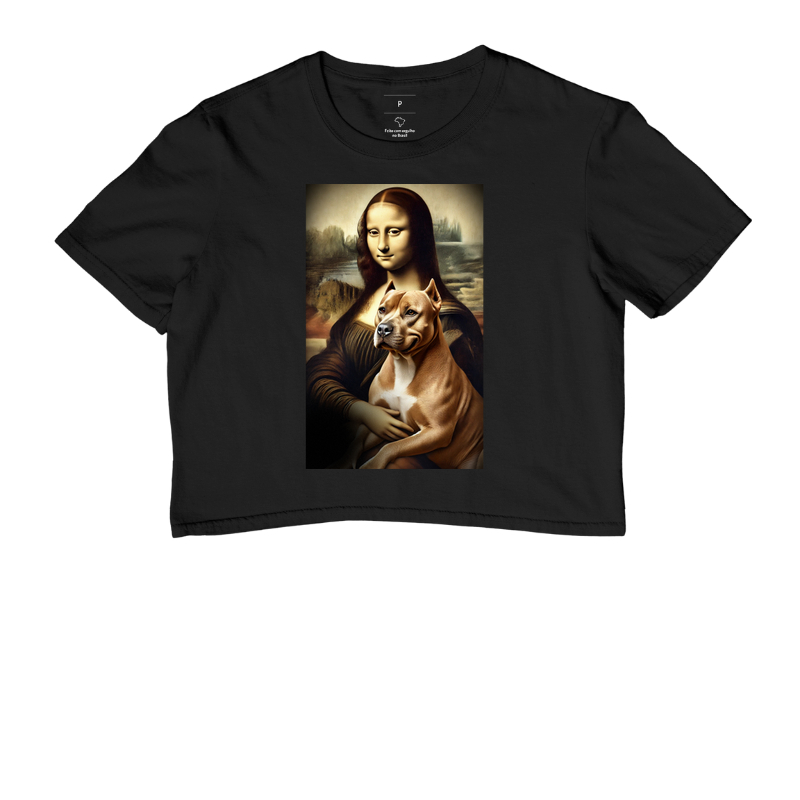 MONALISA COM PIT BULL