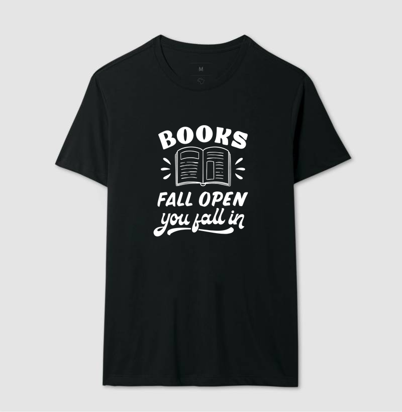 Books fall open you fall in