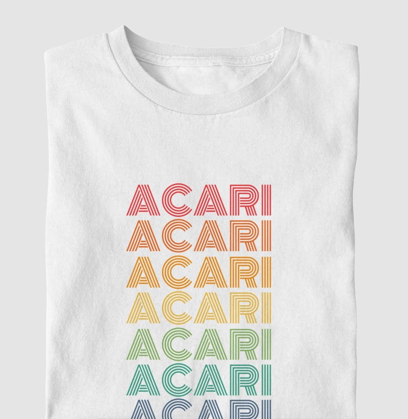 Acari Letreiro Retrô