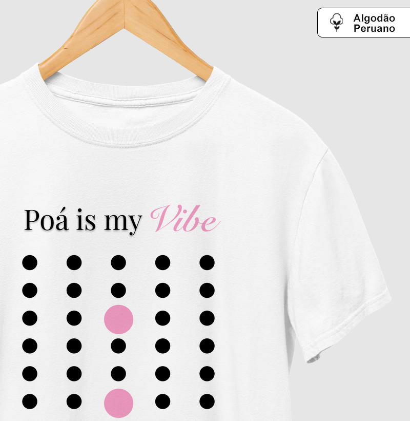 Poá Vibes Algodão Peruano