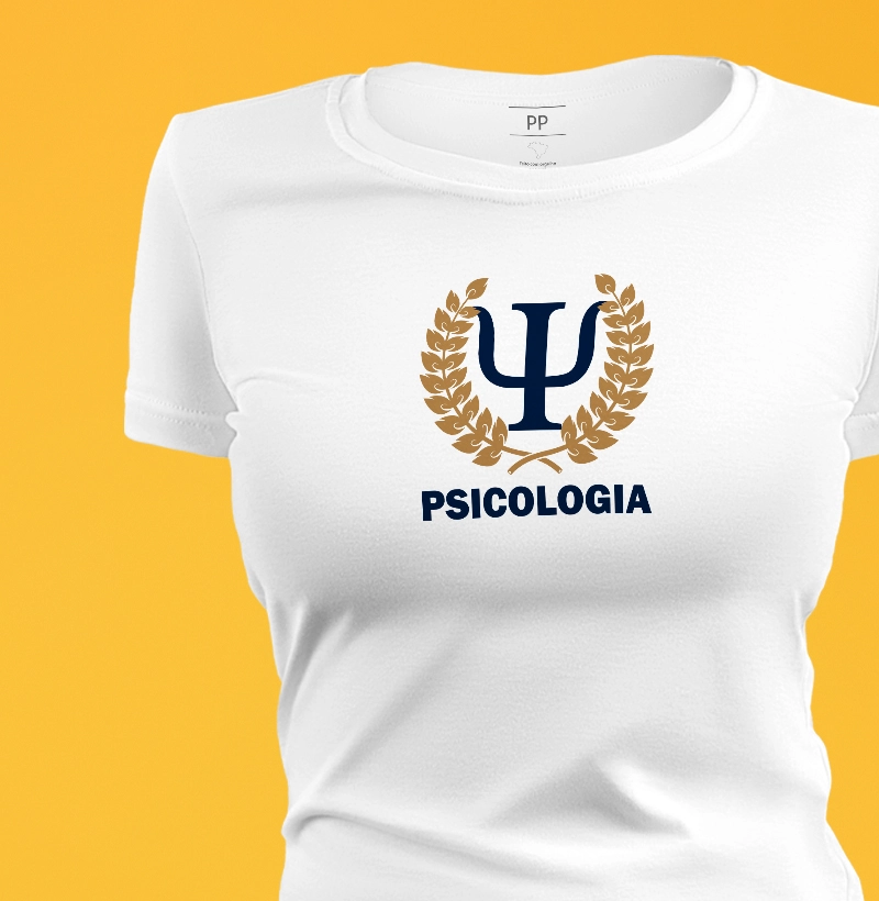 Camiseta Símbolo da Psicologia - feminina