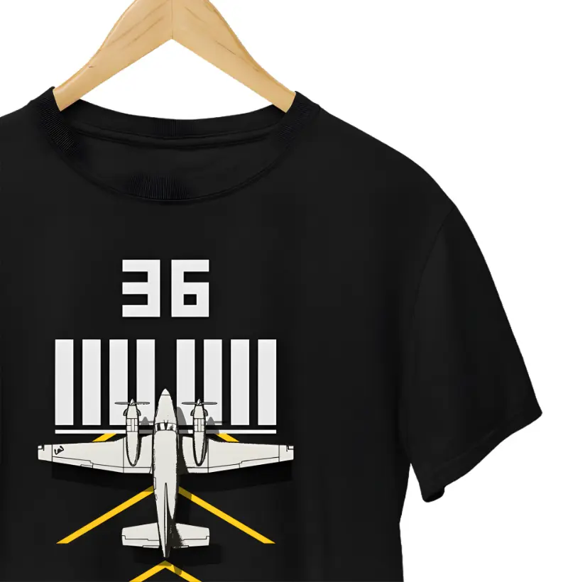 King Air C90 Landing