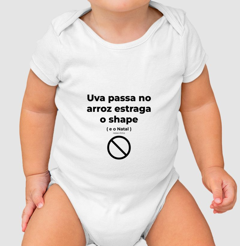 Uva passa no arroz estraga o shape com símbolo