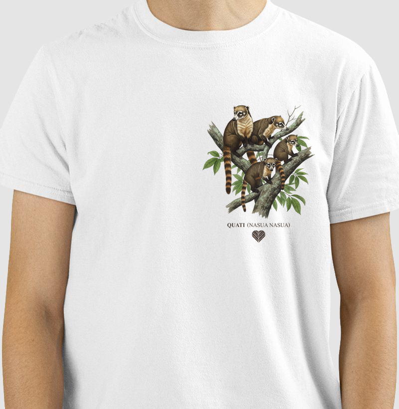CAMISETA QUATIS (ESTAMPA PEQUENA)