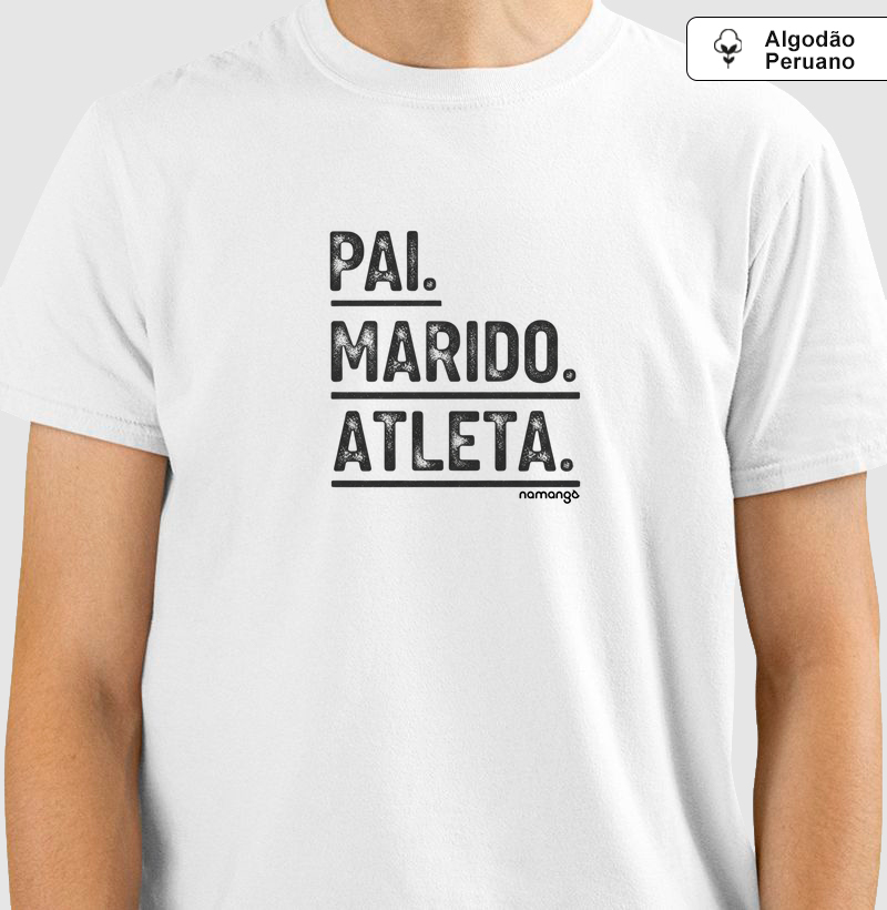 Camiseta Pai Marido Atleta – Na Manga