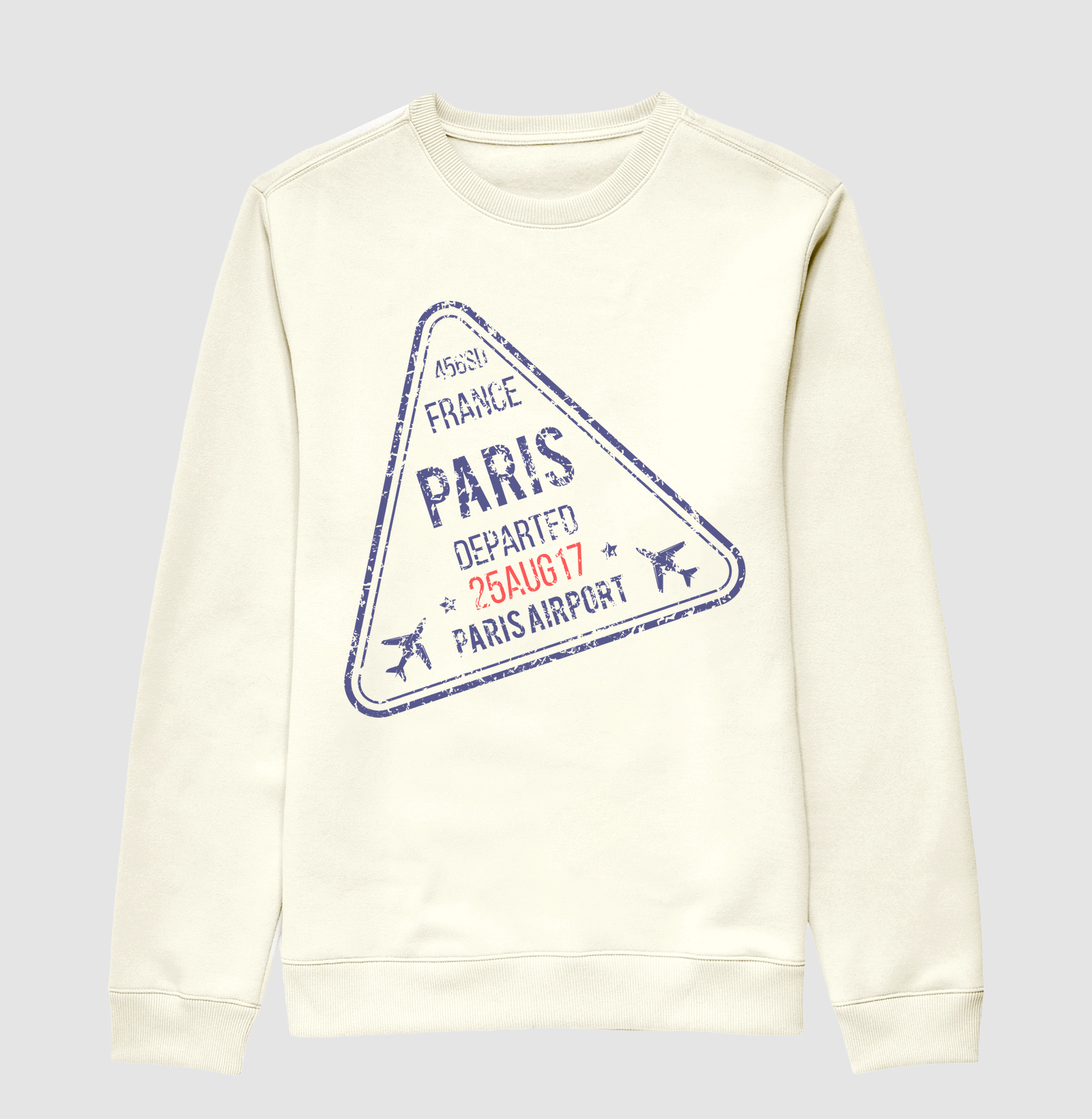 Camiseta Viagem - Carimbo Paris Departed