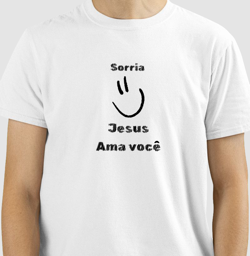 Sorria Jesus ama você 