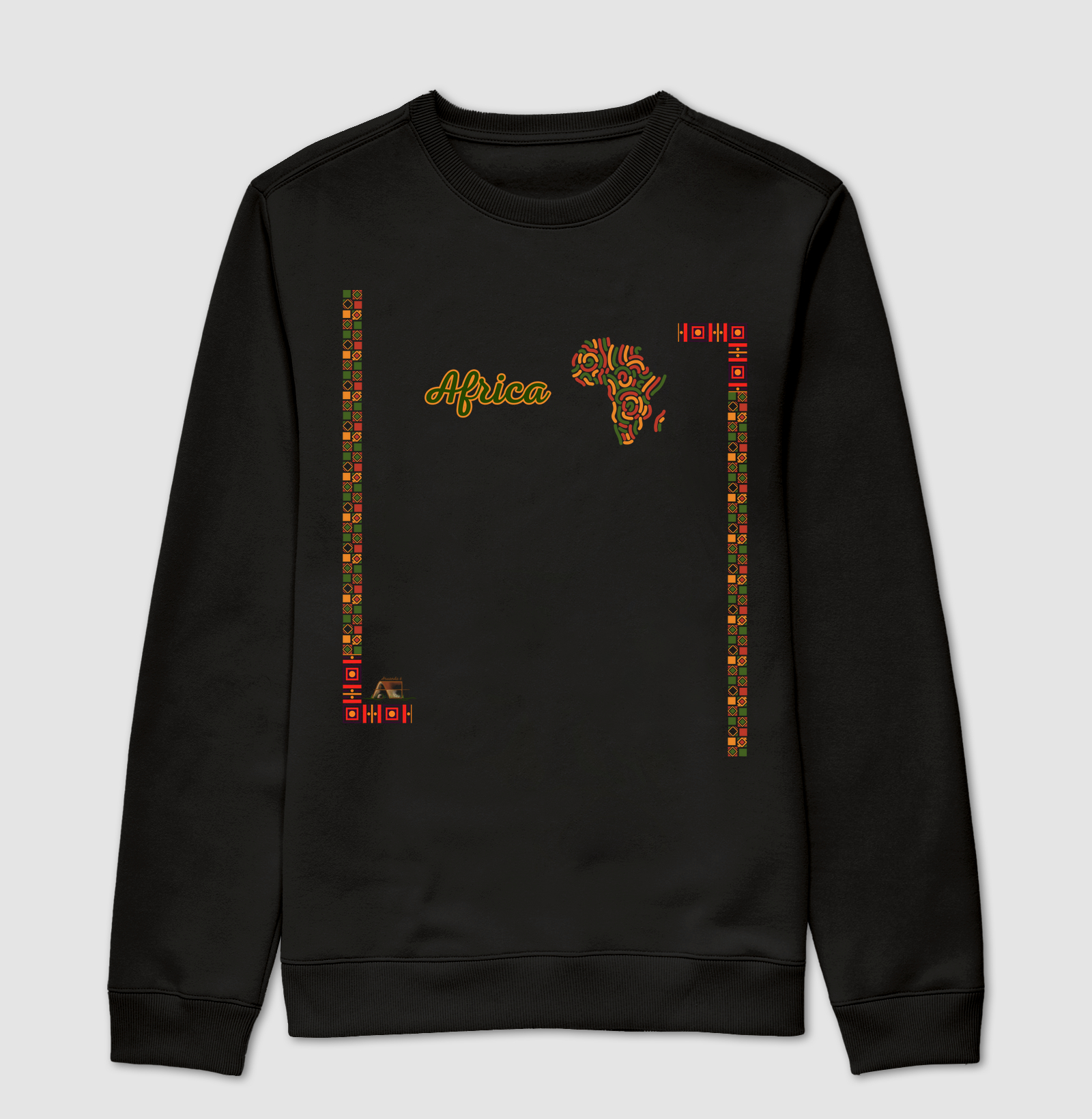 Camiseta Cores da África exclusiva 100% Algodão