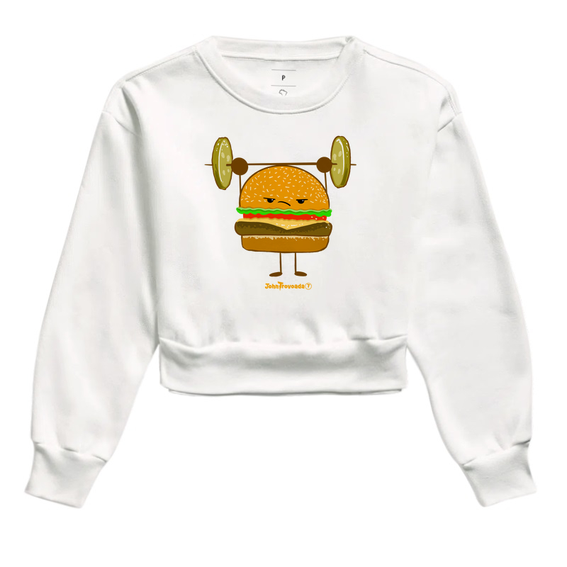 Cropped Moletom Burguer LPO 