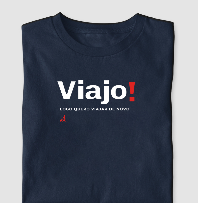 Viajo, logo quero viajar de novo.