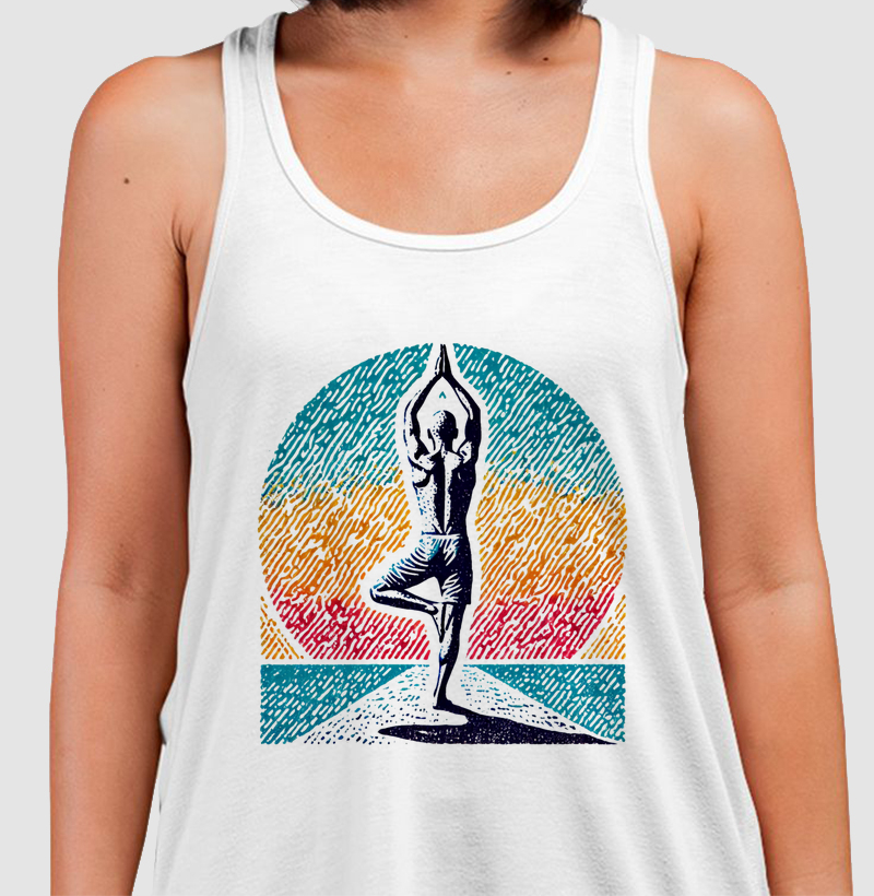 Yoga em Serigrafia 