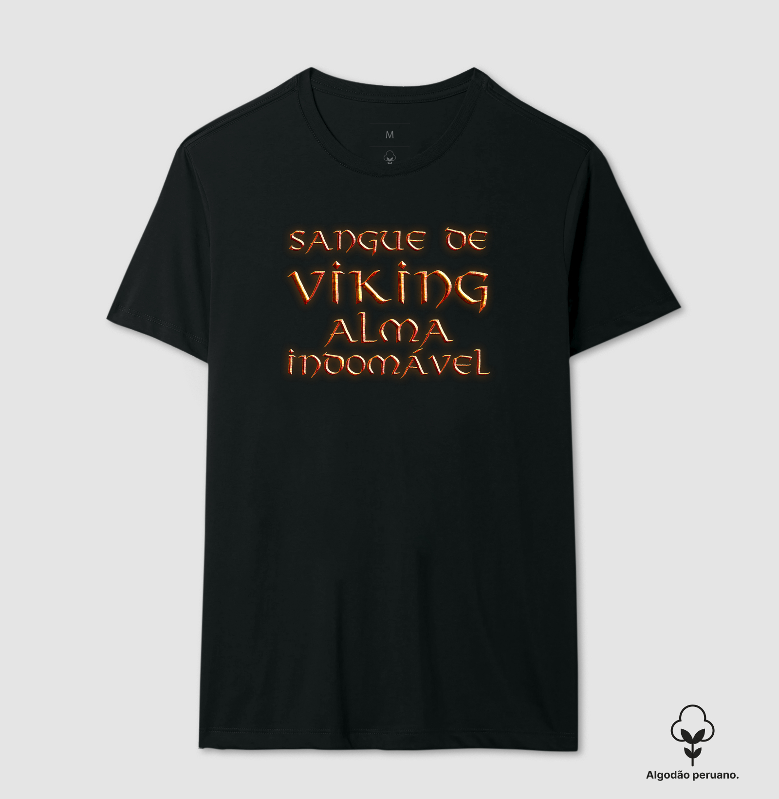 Frase sangue de Viking alma indomável