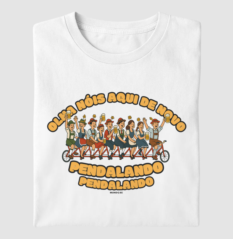 Camiseta “Pedalando, pedalando – Centopeia da Oktober”