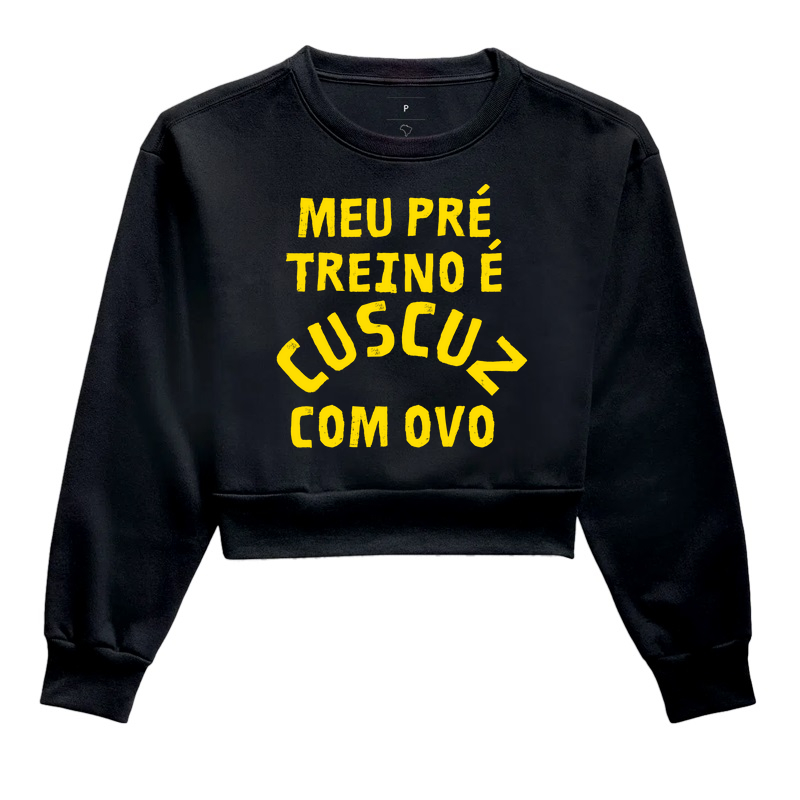 Meu pré treino é cuscuz com ovo
