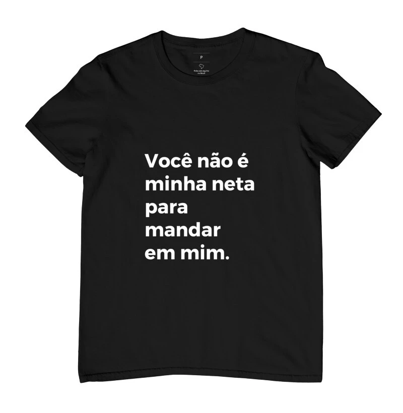 Caniseta Frase Avó e Avô Neta
