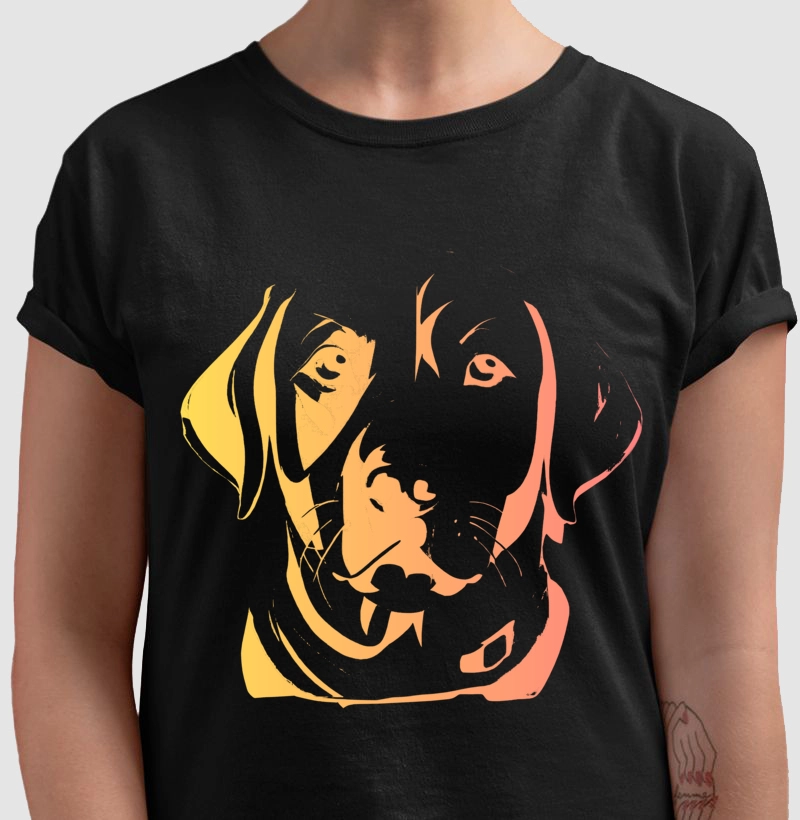 Camiseta Labrador Retriever degradê!