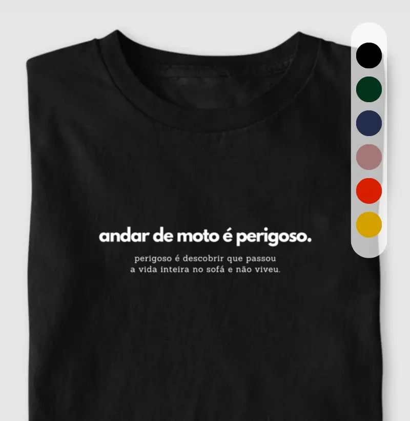 Andar de moto é perigoso