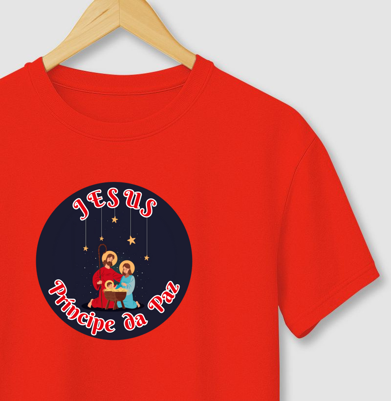 Camiseta Natal Jesus Príncipe da Paz