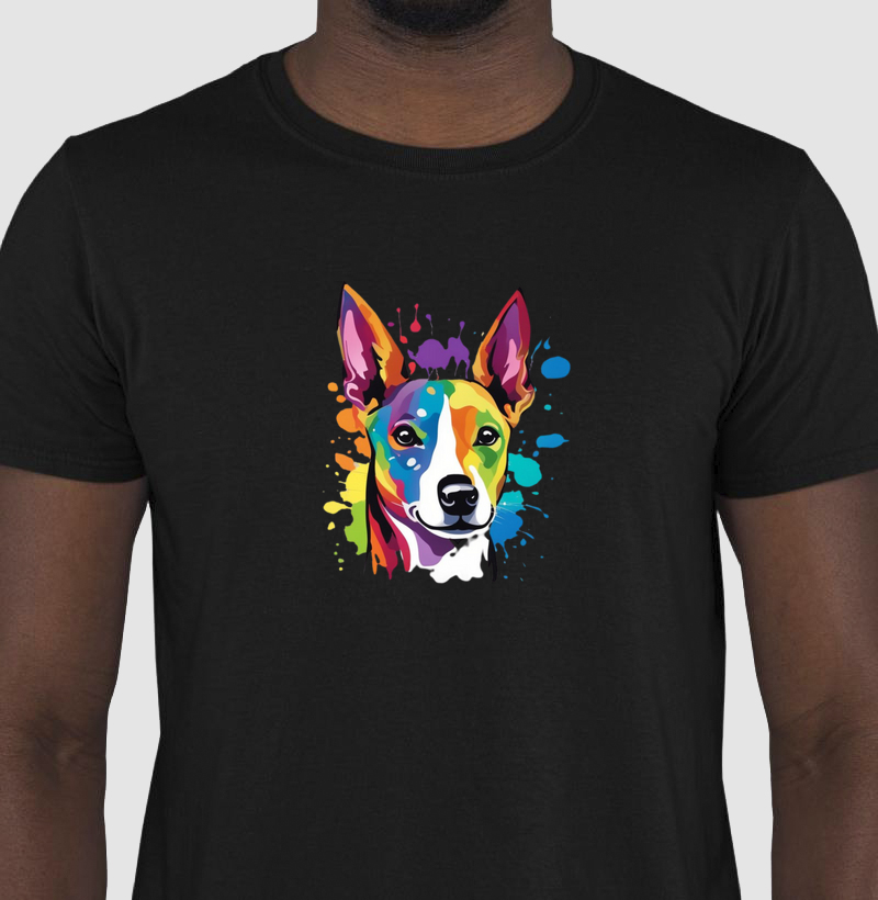 Basenji colorido