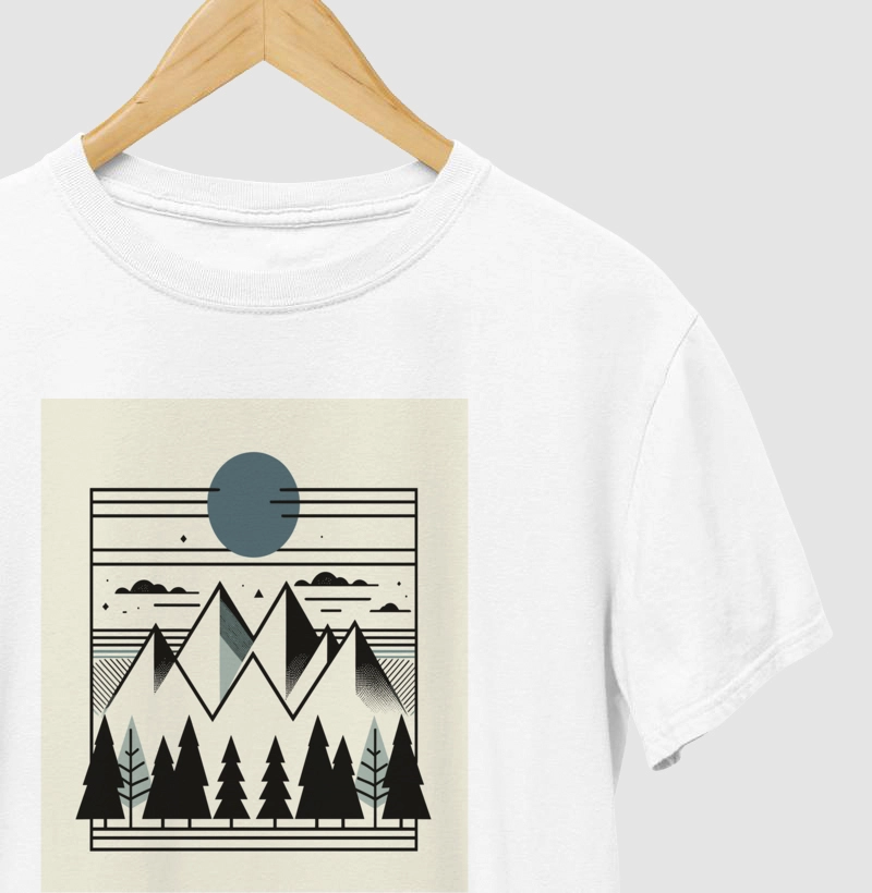 mountain and sun