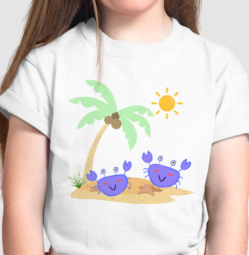Camiseta Caranguejos Amigos