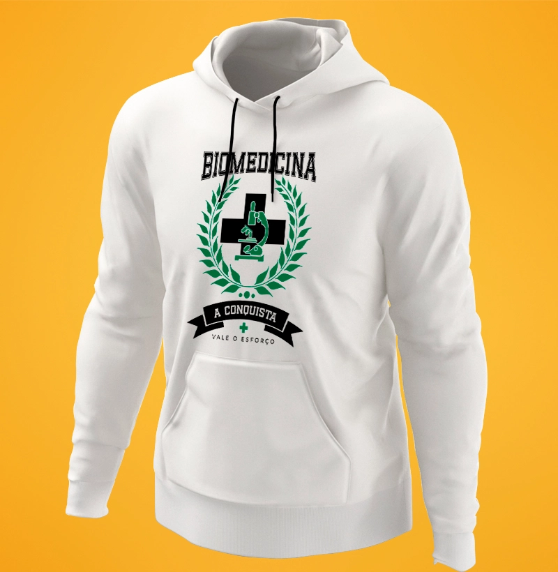 Moletom Biomedicina conquista - unissex