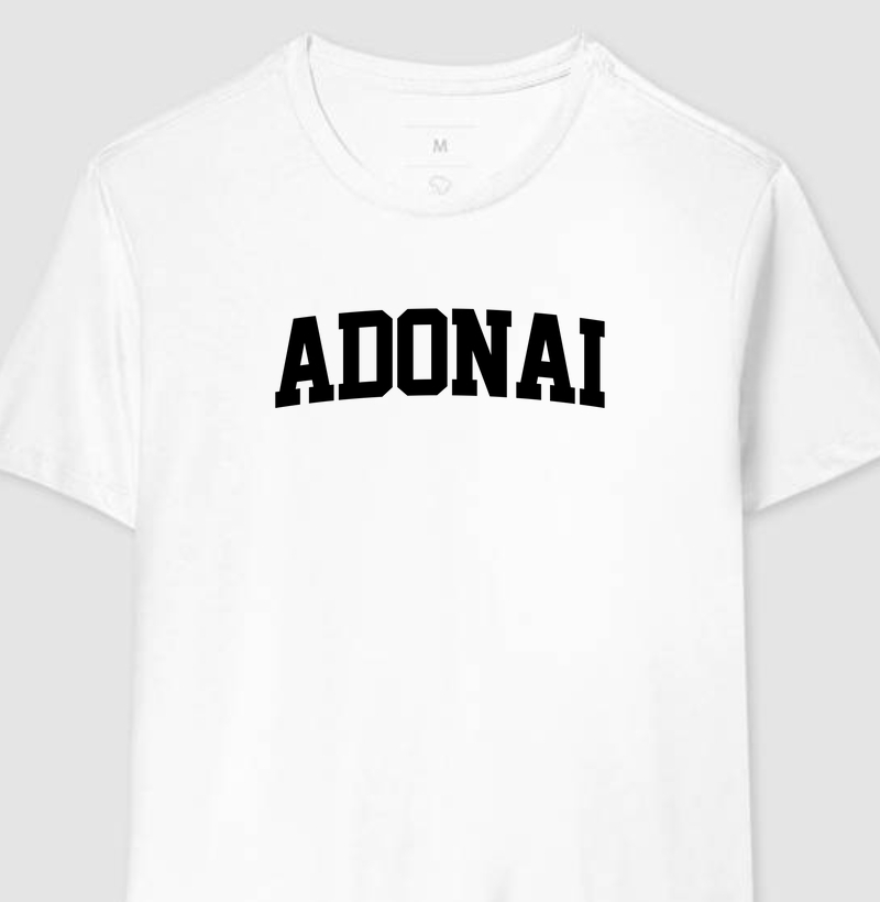 ADONAI — Camiseta Cristã Premium | Loucos Por Jesus