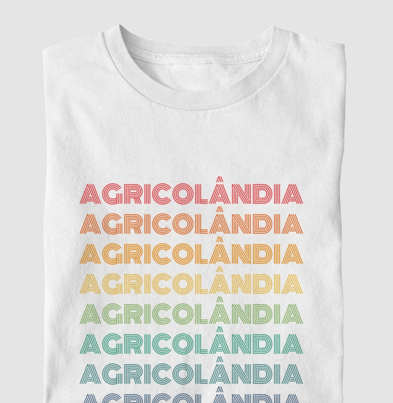 Agricolândia Letreiro Retrô