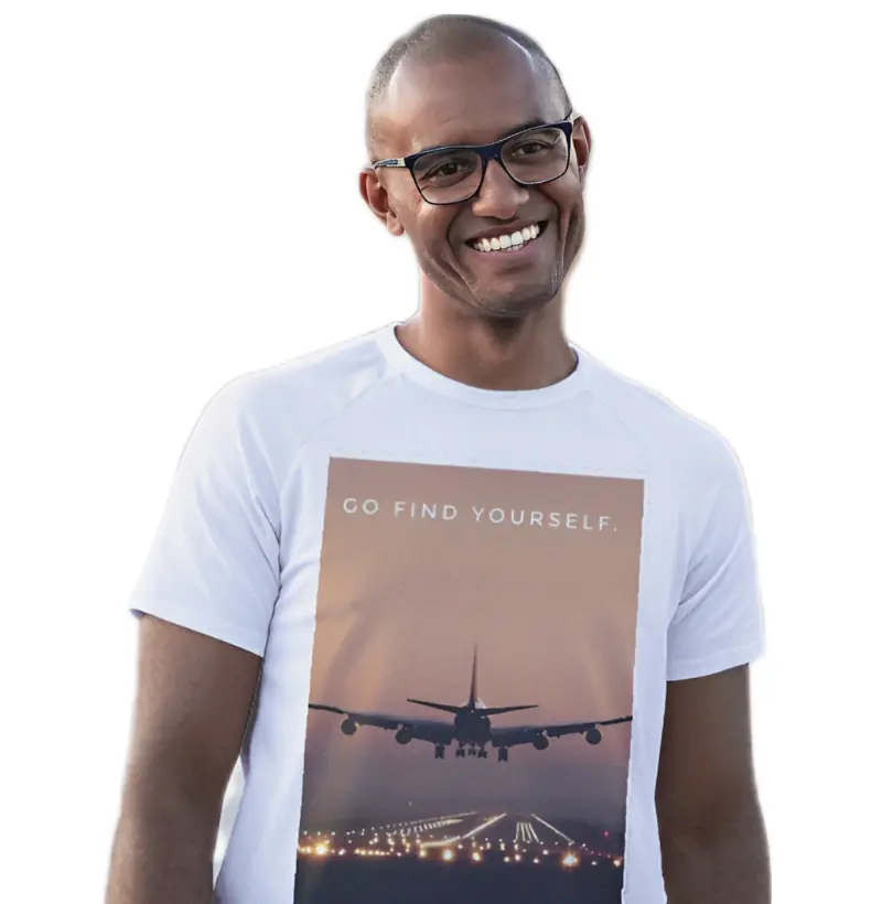 Camiseta Básica Go Find Yourself