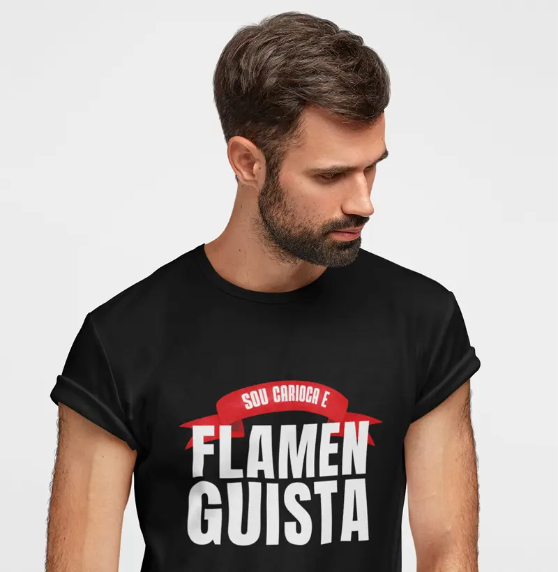 Camisa Unissex "Sou Carioca e Flamenguista"