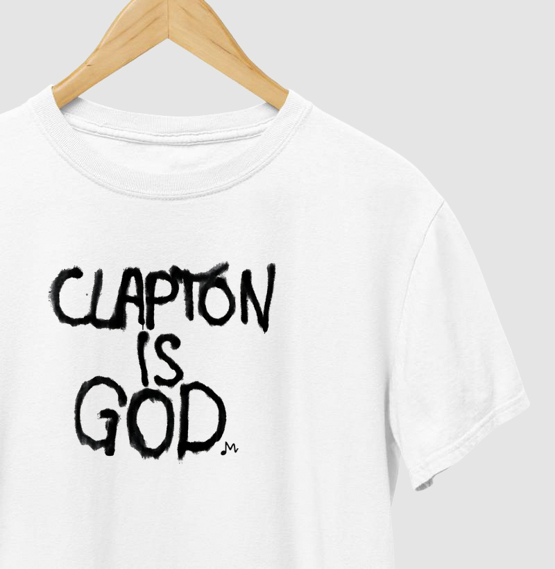 "Clapton is God" – Estampa Graffiti London 60s