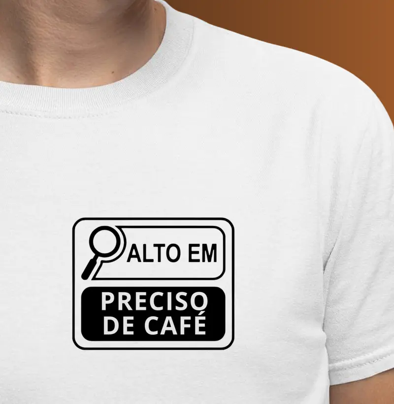 Alto em: Preciso de café